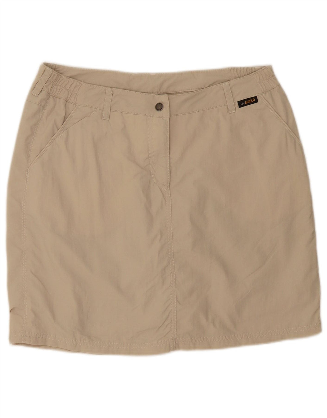 JACK WOLFSKIN Womens Mini Skirt UK 12 Medium W34  Beige Polyamide