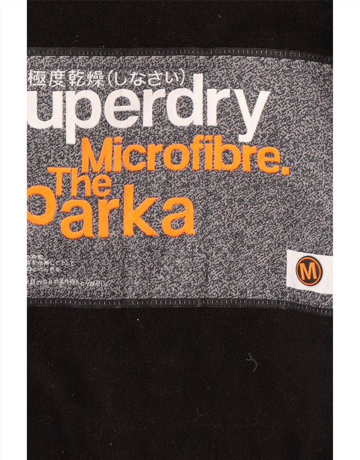 Superdry muška parka jakna s kapuljačom UK 38 srednje sivi najlon