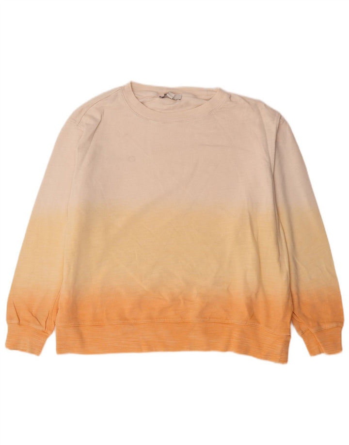 Marks & Spencer Ženska majica s kratkim rukavima UK 16 Large Beige Tie Dye