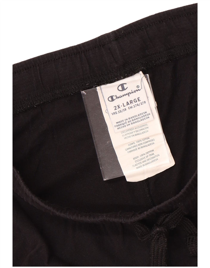 CHAMPION Kratke sportske hlače za djevojčice 15-16 godina 2XL Black Tie Dye Pamuk