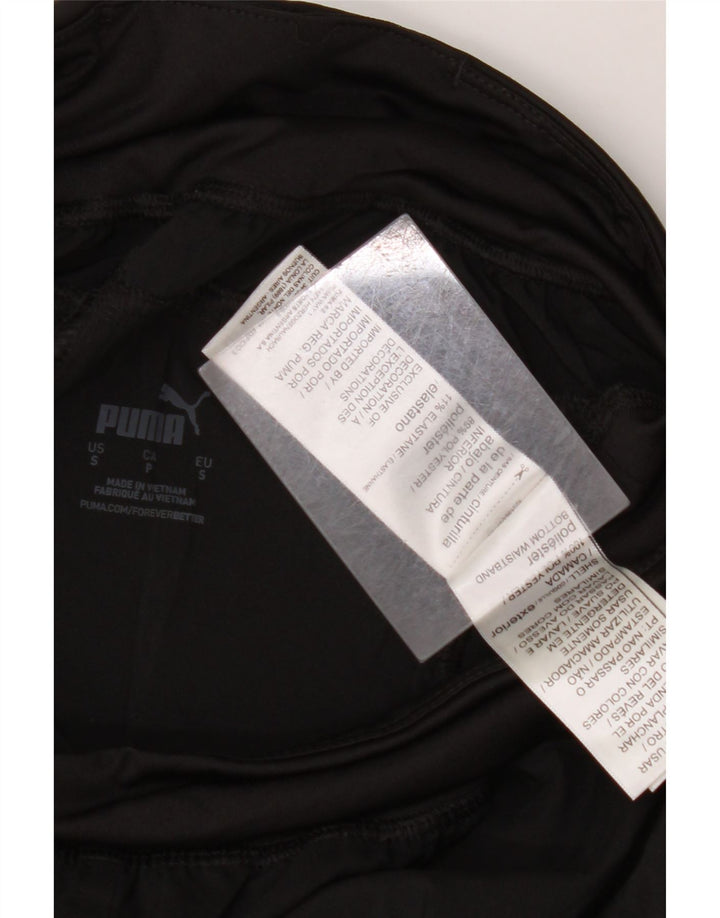 PUMA Ženska trenirka Hlače Joggers UK 10 Mali crni poliester