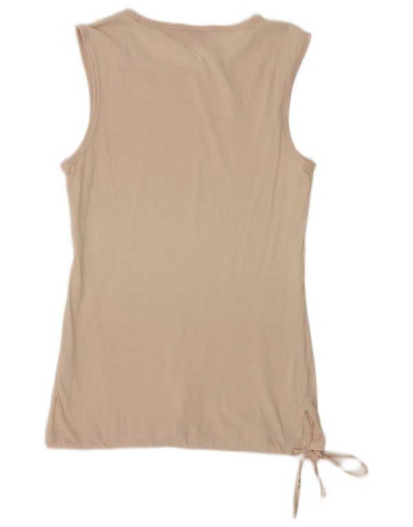 Puma ženski grafički prsluk Top UK 10 Small Beige Sports