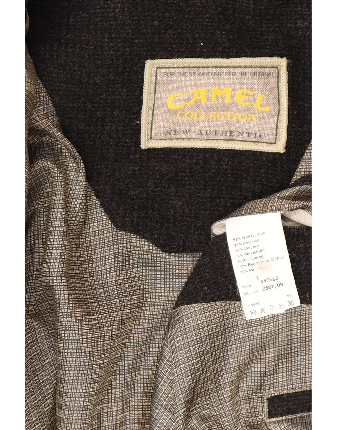 CAMEL ACTIVE Muška pletena jakna sa 3 gumba UK 40 Velika siva vunena