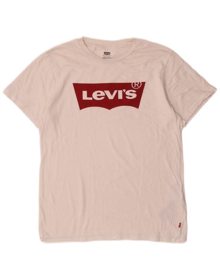 Levi's muška majica kratkih rukava s grafičkim motivima, mali bijeli pamuk