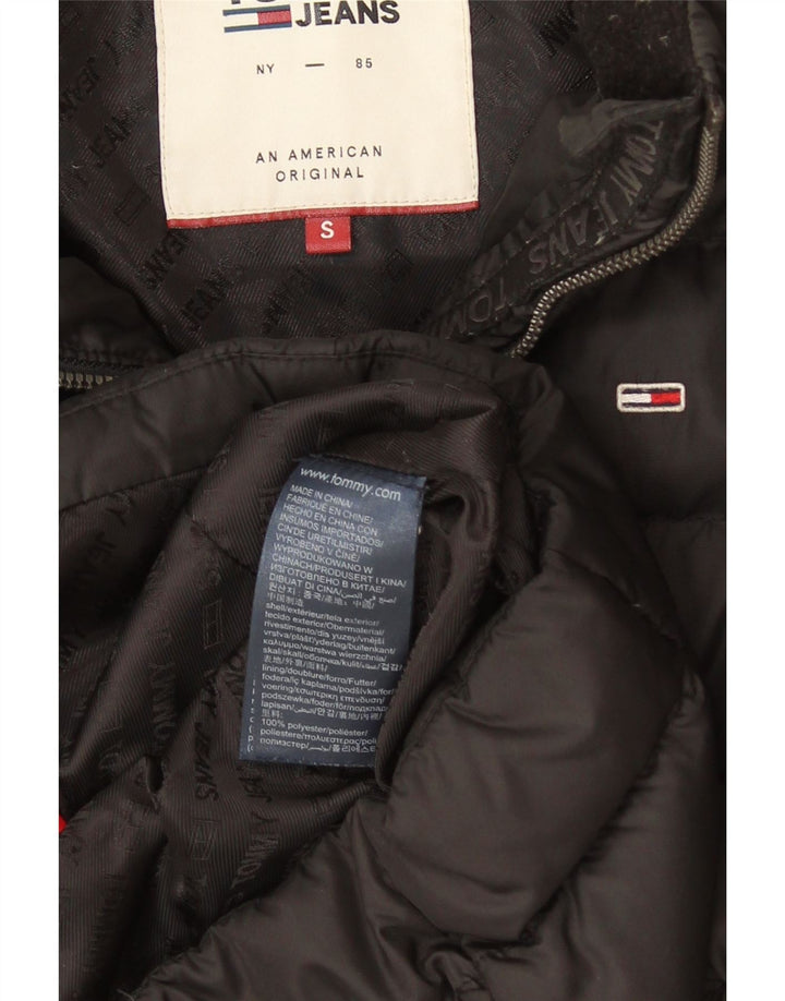 Tommy Hilfiger muška podstavljena jakna UK 36 mali crni poliester