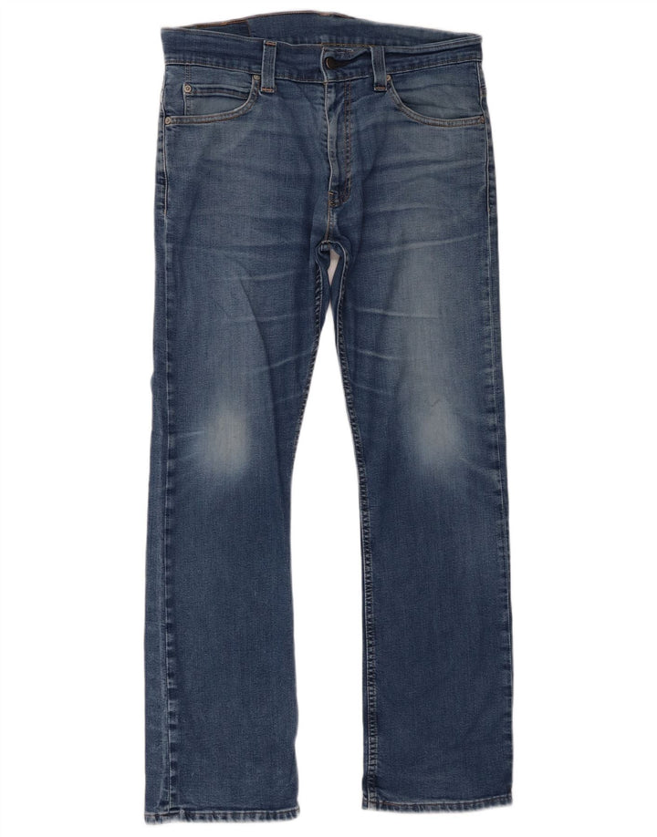 Levi's muške 506 ravne traperice W34 L32 plavi pamuk