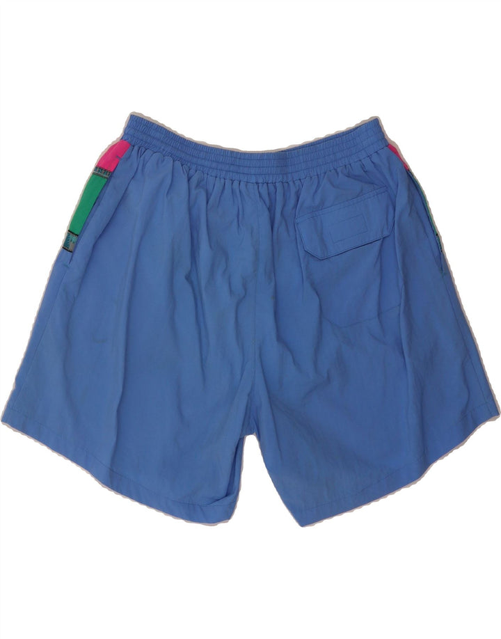 DUBIN Mens Swimming Shorts IT 54 XL Blue Colourblock Polyester Vintage Dubin and Second-Hand Dubin from Messina Hembry 