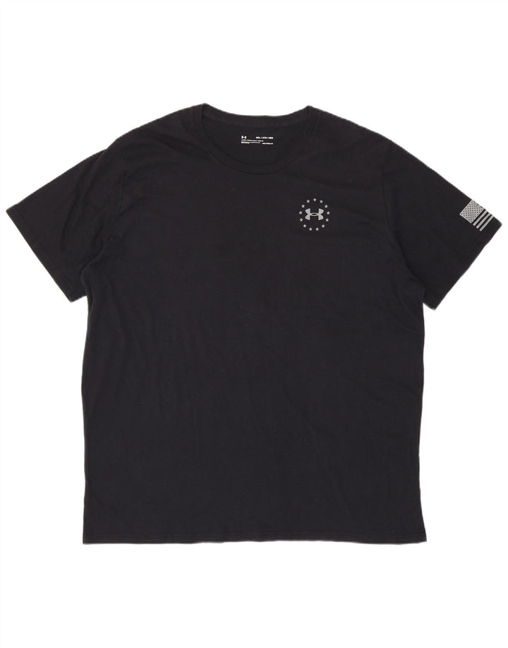 UNDER ARMOUR Muška top majica Heat Gear Graphic T-Shirt 3XL crna