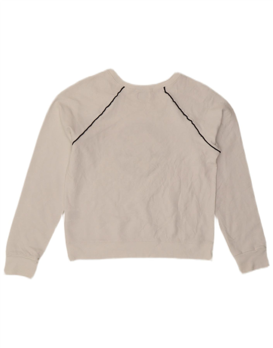 CONVERSE Ženski kratki džemper Chuck Taylor UK 12 Srednje bijela