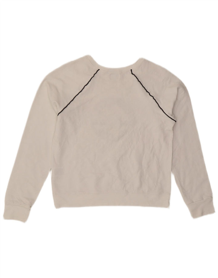 CONVERSE Ženski kratki džemper Chuck Taylor UK 12 Srednje bijela