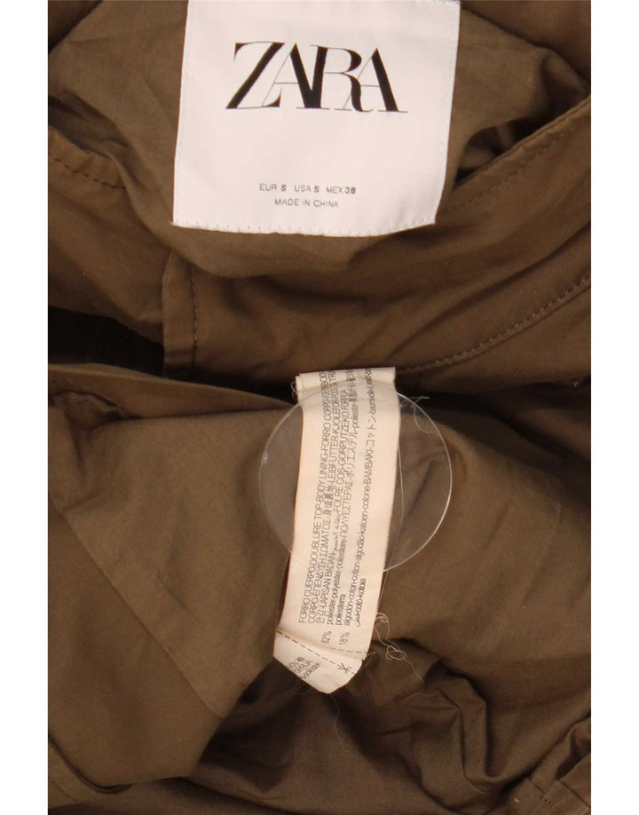 Zara muška pomoćna jakna UK 36 mali kaki poliester
