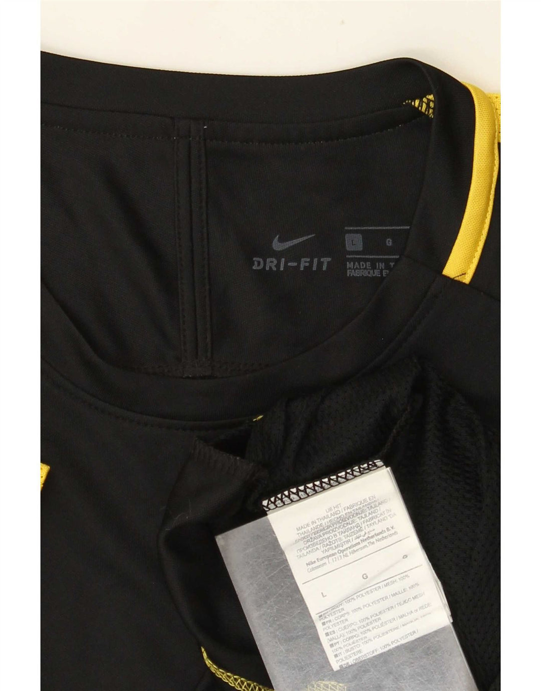 Nike Dri Fit majica kratkih rukava velika crna poliesterska boja