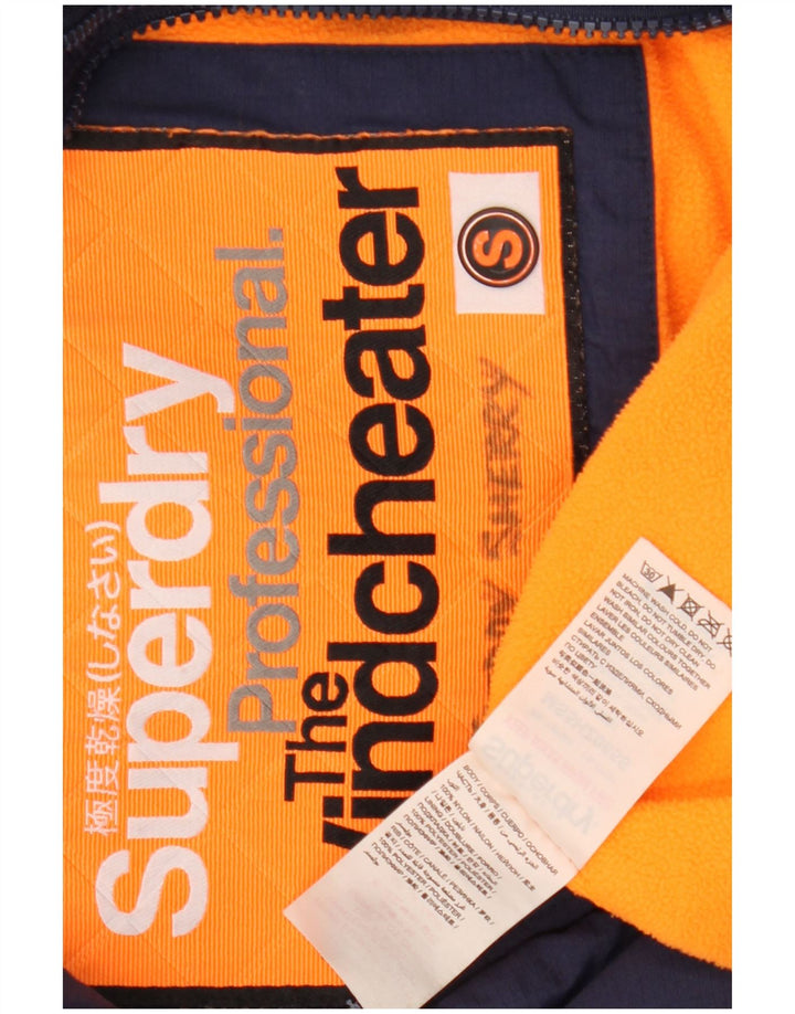 Superdry Mens The Windcheater Windbreaker Jacket UK 36 Mala tamnoplava