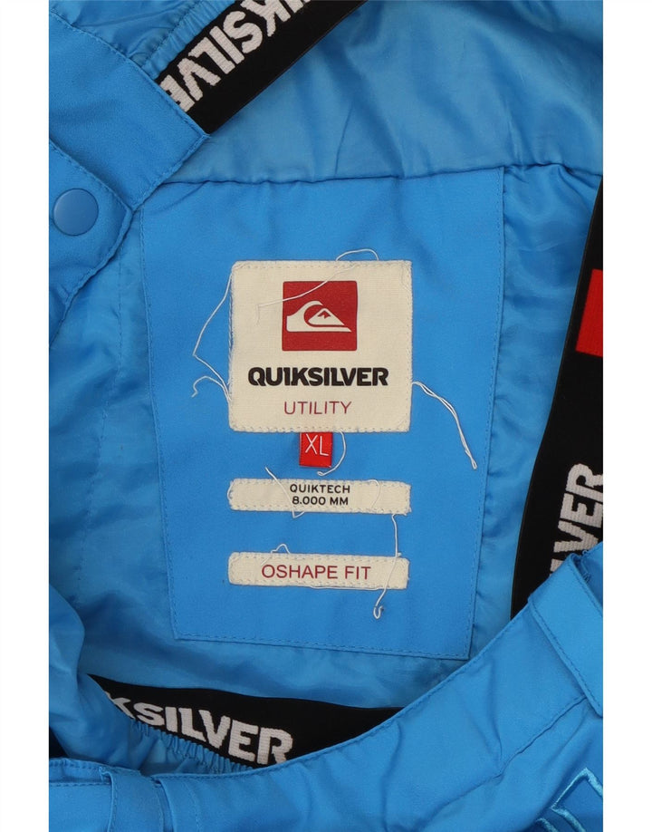 Quiksilver muške grafičke skijaške hlače XL plavi poliester
