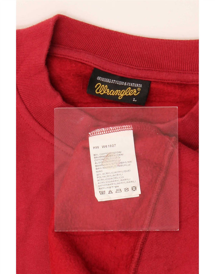 Wrangler muška trenirka veliki crveni pamuk