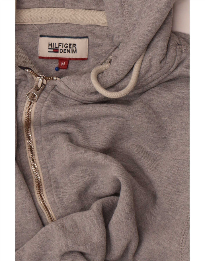 Tommy Hilfiger muški pulover s kapuljačom na patentni zatvarač srednje sivi