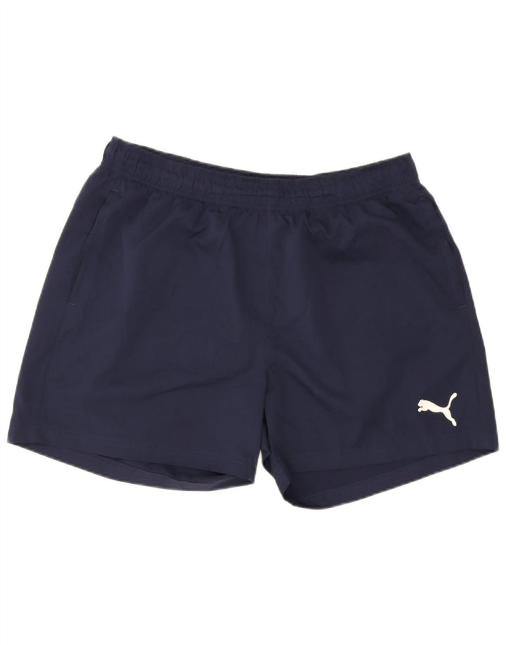 Puma muške sportske kratke hlače XL tamnoplavi poliester