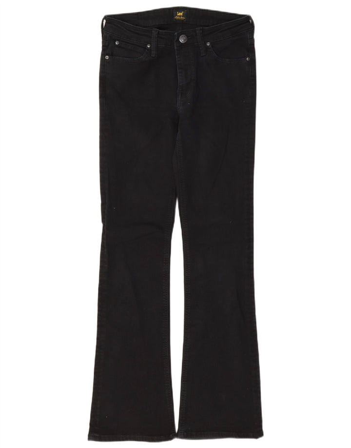 Lee ženske traperice Hoxie Bootcut W28 L31 crni pamuk