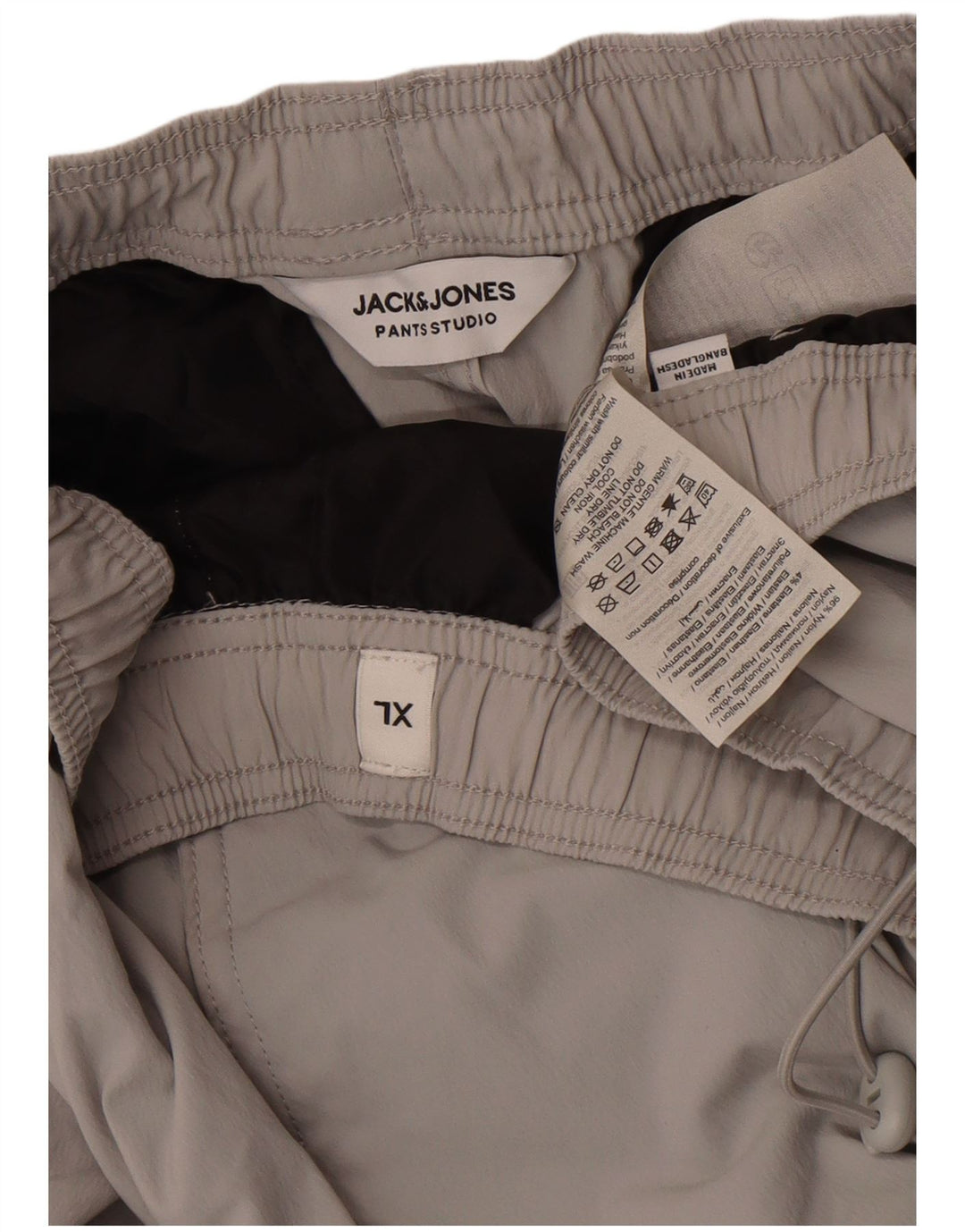 Jack & Jones muške kargo trenirke XL sivi najlon