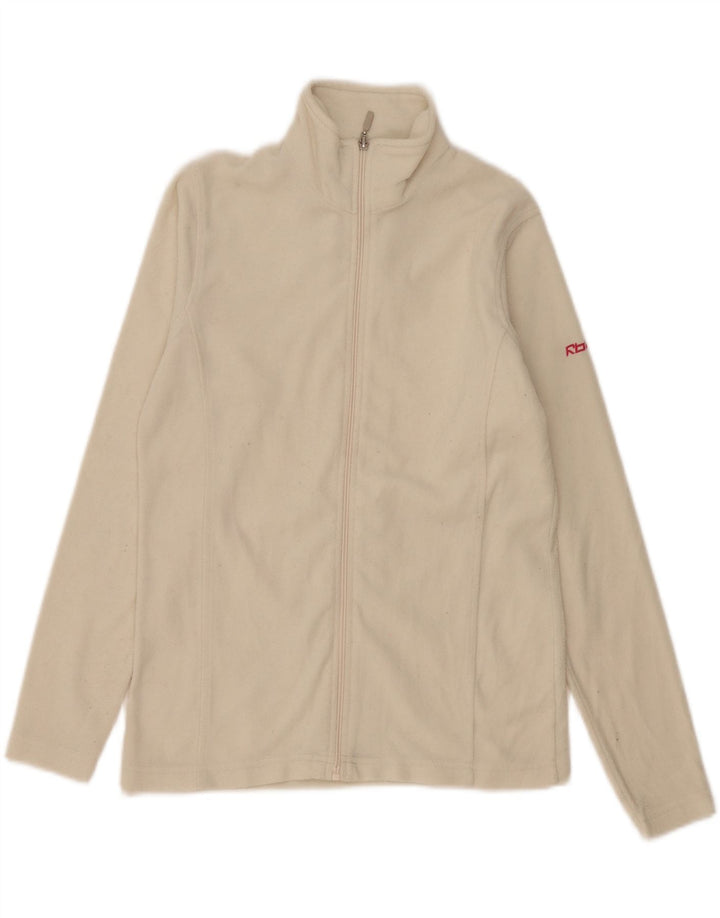 Reebok ženska jakna od flisa UK 10 Small off white poliester