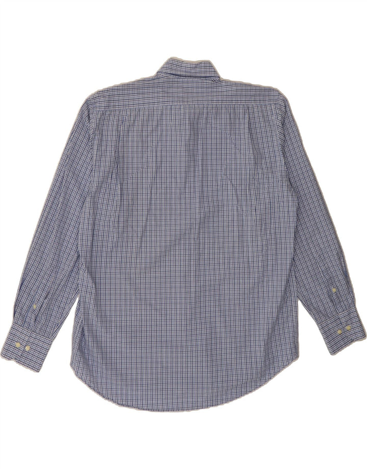 DACK'S Mens Regular Fit Shirt Medium Blue Check Cotton Vintage Dack's and Second-Hand Dack's from Messina Hembry 