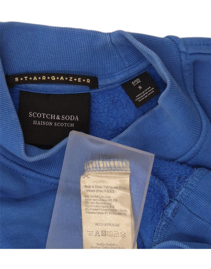 Scotch & Soda Ženska prekomjerna majica s grafičkim motivima UK 10 Small Blue