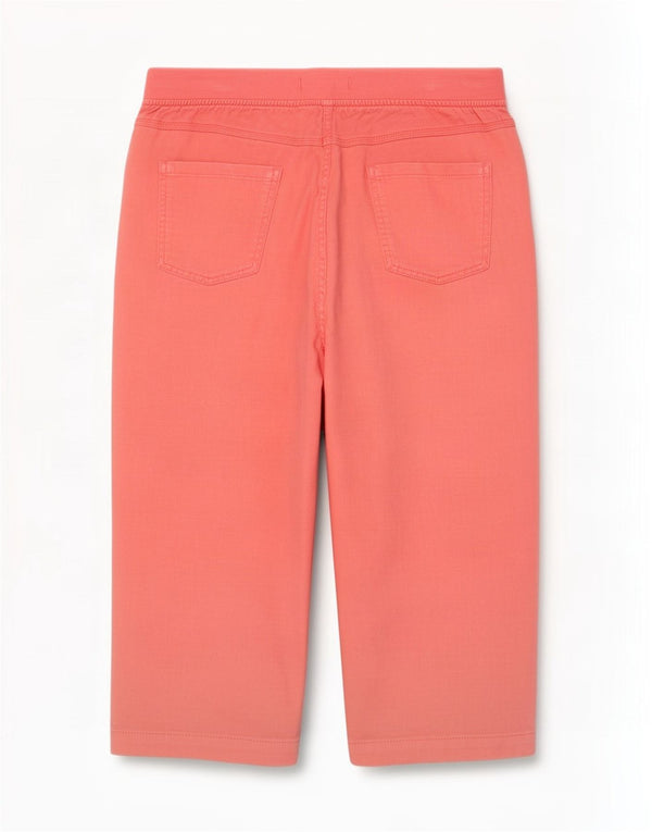 Marks & Spencer ženske Capri hlače UK 18 XL W38 L20 Ružičasto laneno