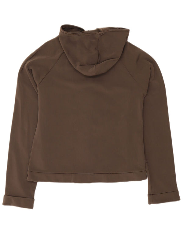 Fila ženski pulover s kapuljačom na patentni zatvarač UK 12 srednje smeđa