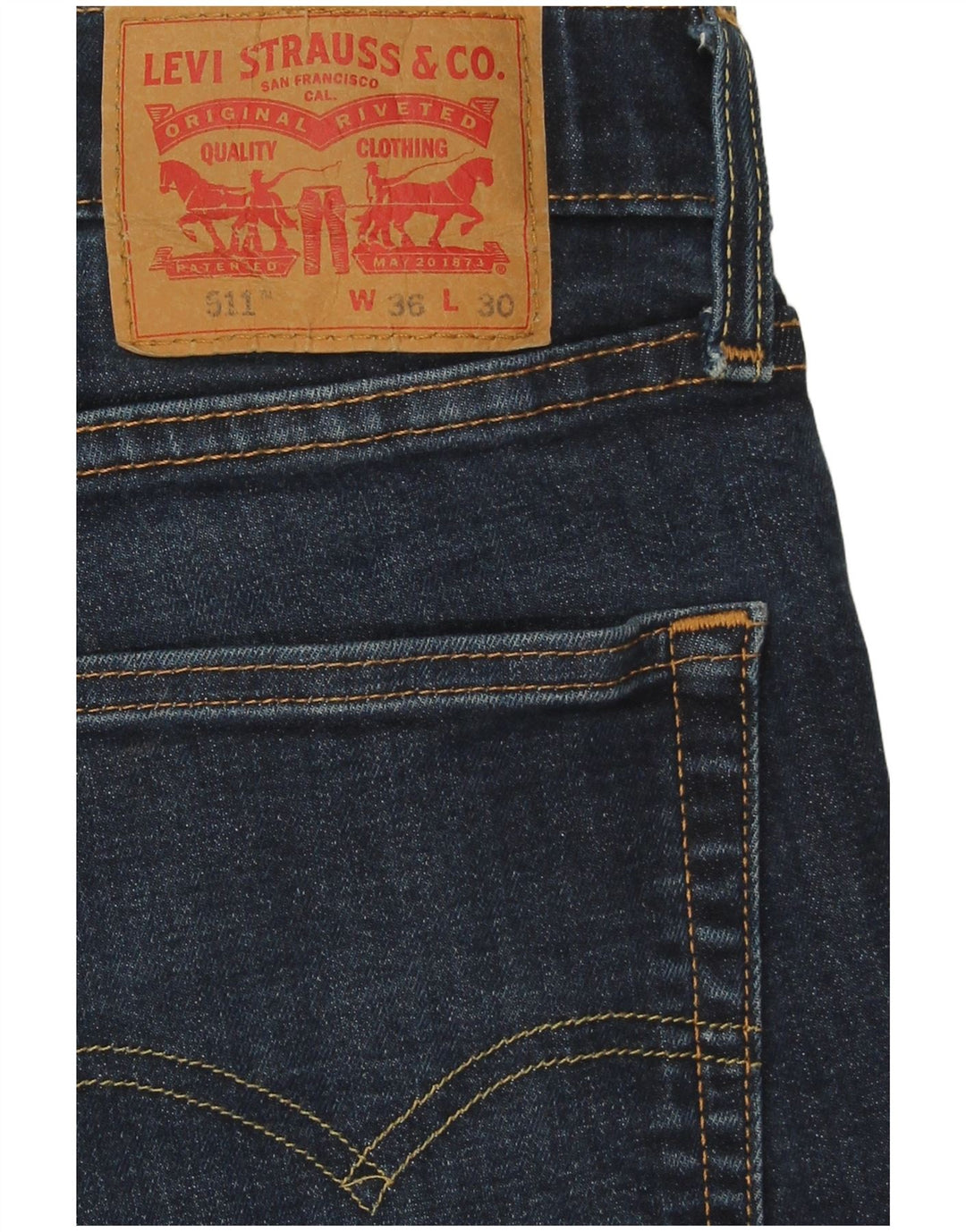 Levi's muške 511 uske traperice W36 L30 tamnoplavi pamuk
