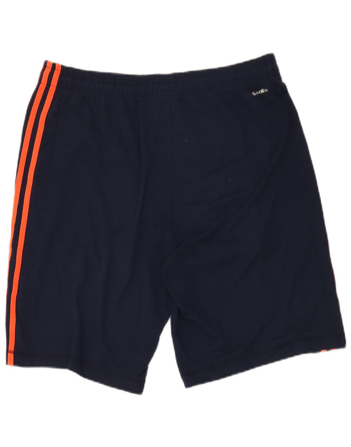 Adidas muške sportske kratke hlače Climalite Medium tamnoplavi poliester