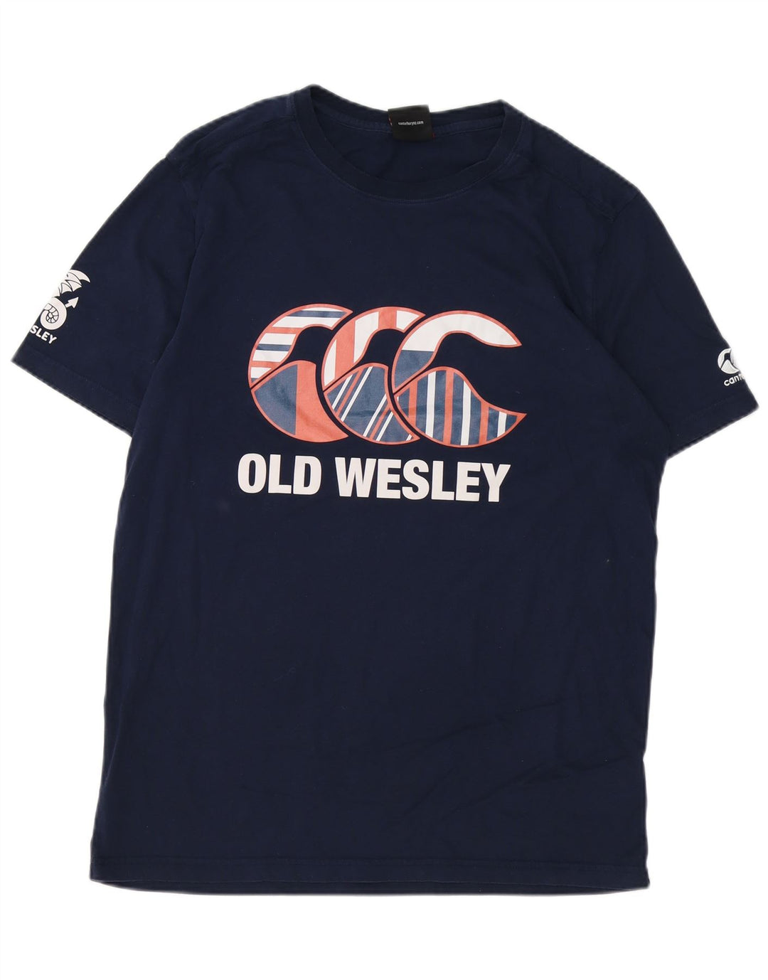 CANTERBURY Muška majica kratkih rukava XL s motivima, tamnoplavi pamuk