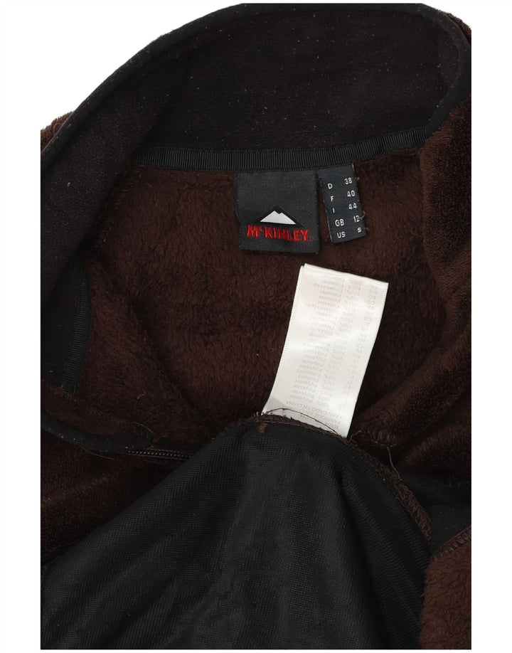 McKinley ženska jakna od flisa s grafičkim motivima UK 12 srednje smeđe boje