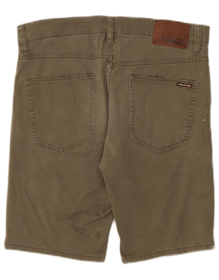 Volcom muške kratke traper hlače Solver W30, srednji kaki pamuk