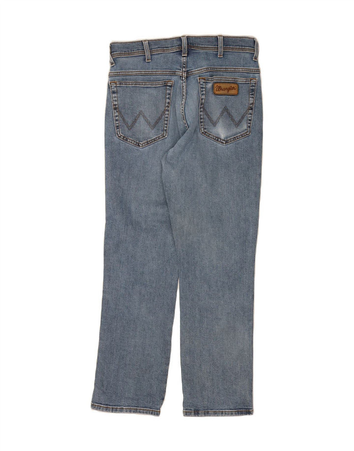 WRANGLER Mens Straight Jeans W33 L30 Blue Cotton Vintage Wrangler and Second-Hand Wrangler from Messina Hembry 