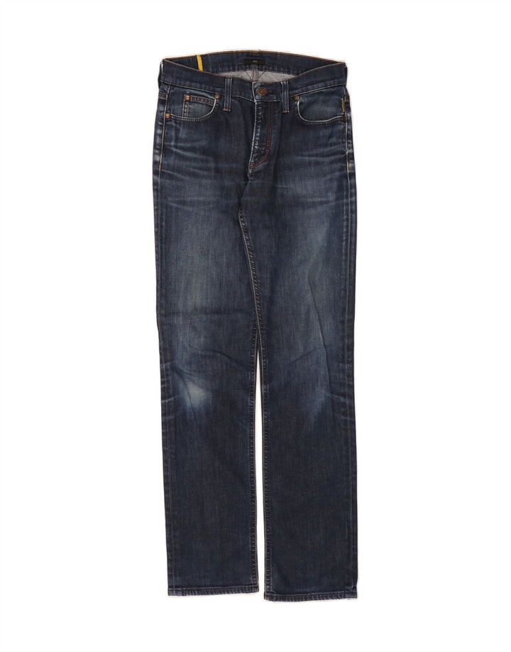 MEK Mens Straight Jeans W29 L32 Navy Blue Vintage Mek and Second-Hand Mek from Messina Hembry 