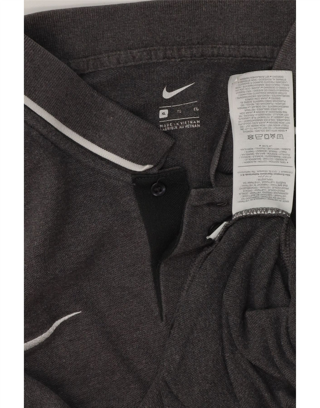 NIKE muška polo majica XL sivi pamuk