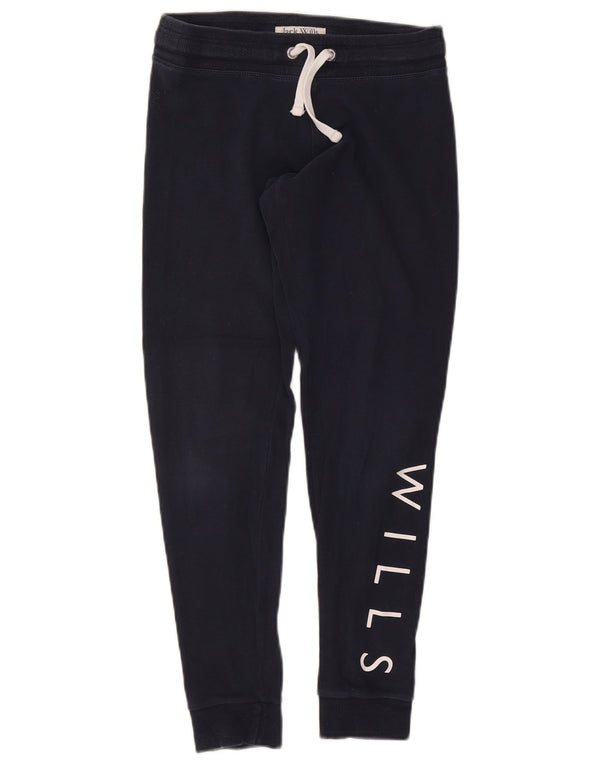 Jack Wills Ženske trenirke s grafičkim motivima Joggers UK 10 Male tamnoplave