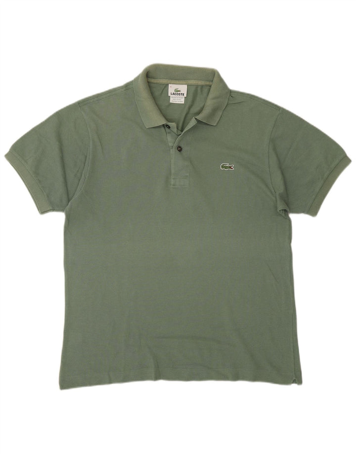 Lacoste muška polo majica veličine 4, srednje zeleni pamuk
