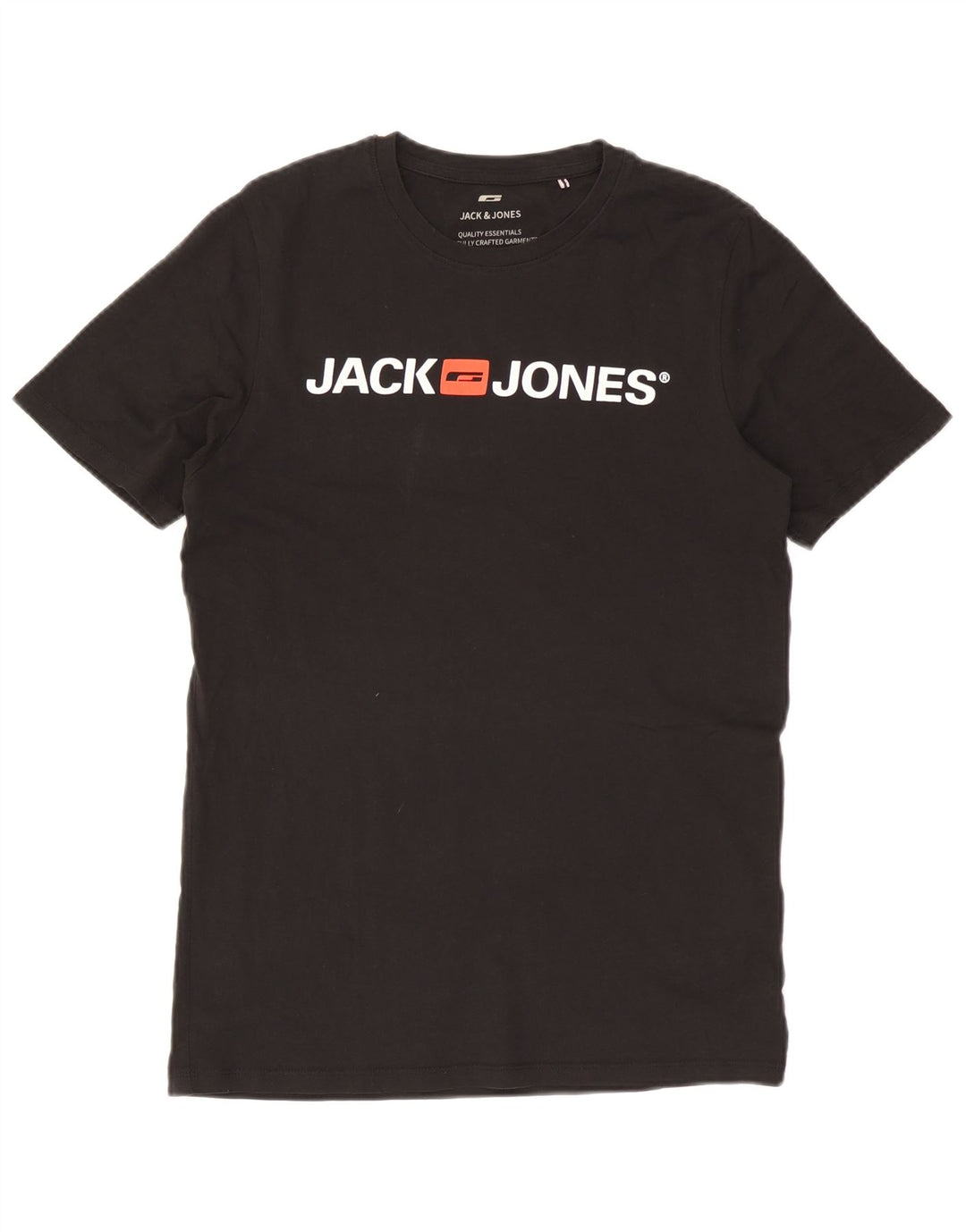 Velika crna muška majica s grafičkim motivima Jack & Jones