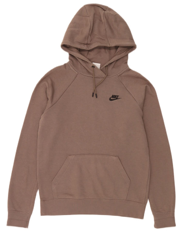 Nike Ženska prevelika majica s kapuljačom UK 6 XS Sivi pamuk