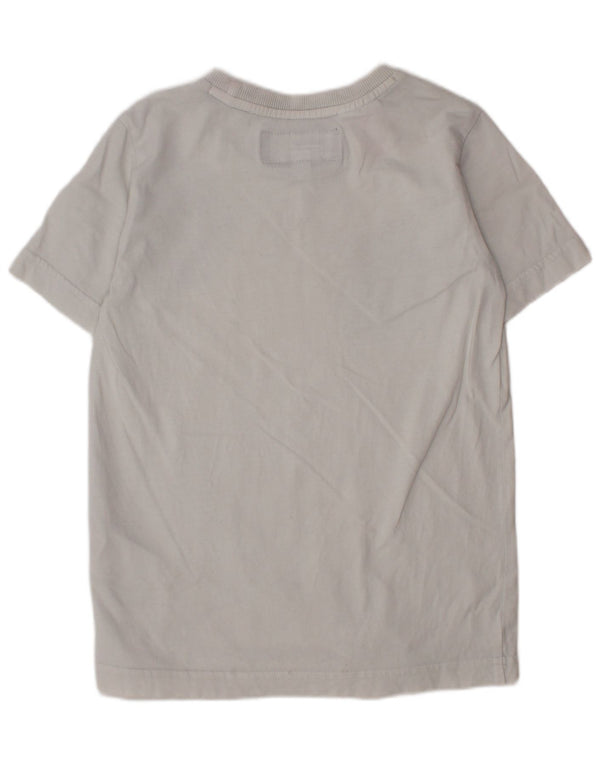 Majica kratkih rukava ADIDAS za dječake, 7-8 godina, bijeli pamuk