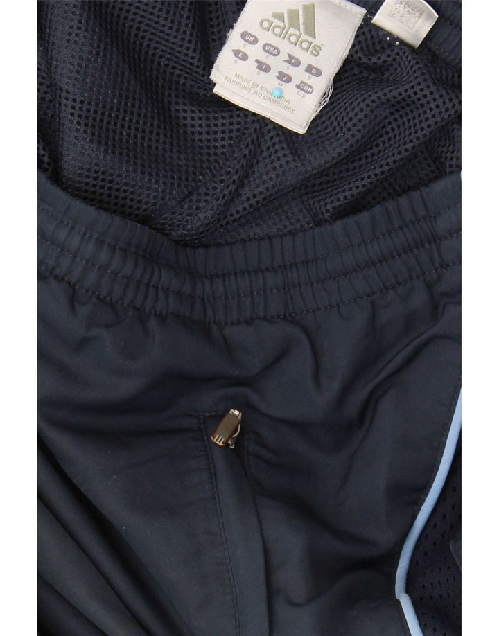 Adidas muške hlače od trenirke male tamnoplave poliesterske