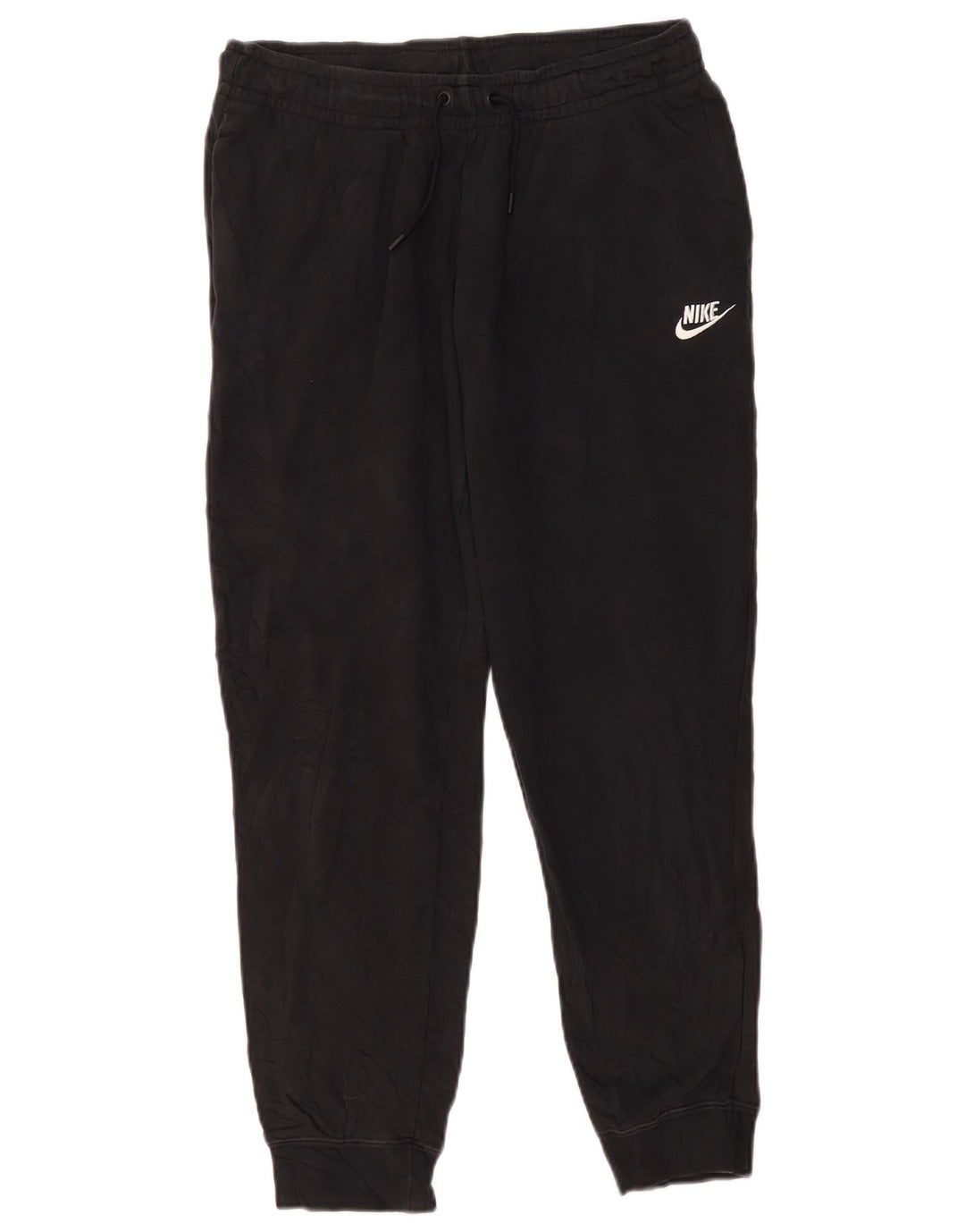 NIKE Ženska trenirka Hlače Joggers UK 14 Srednje crni pamuk