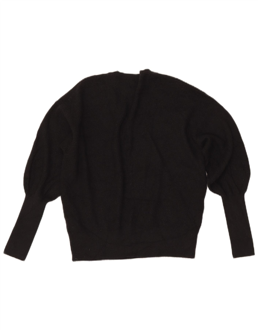 MARKS & SPENCER Ženski kratki džemper s V-izrezom UK 10 Mali crni