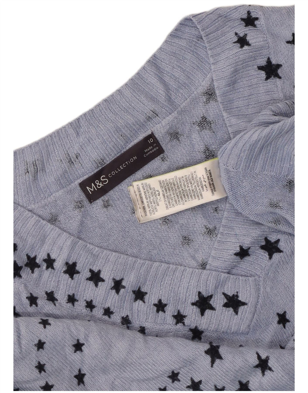 Marks & Spencer ženski džemper s V-izrezom UK 10 Small B