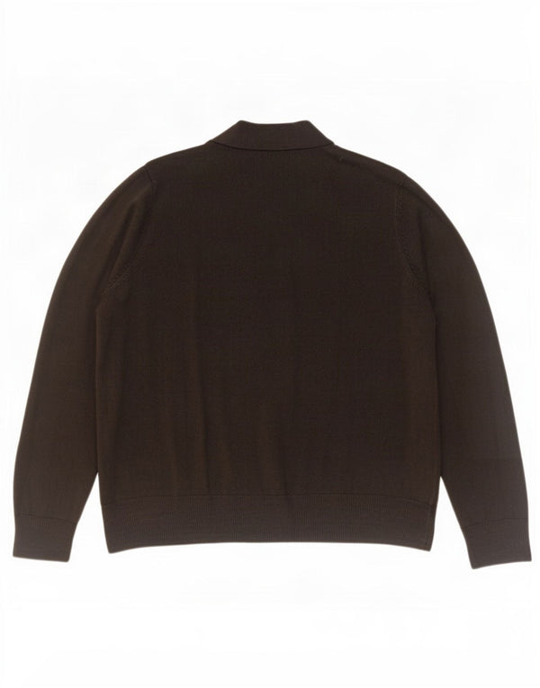 Marks & Spencer ženski otvoreni kardigan pulover UK 18 XL crni akril