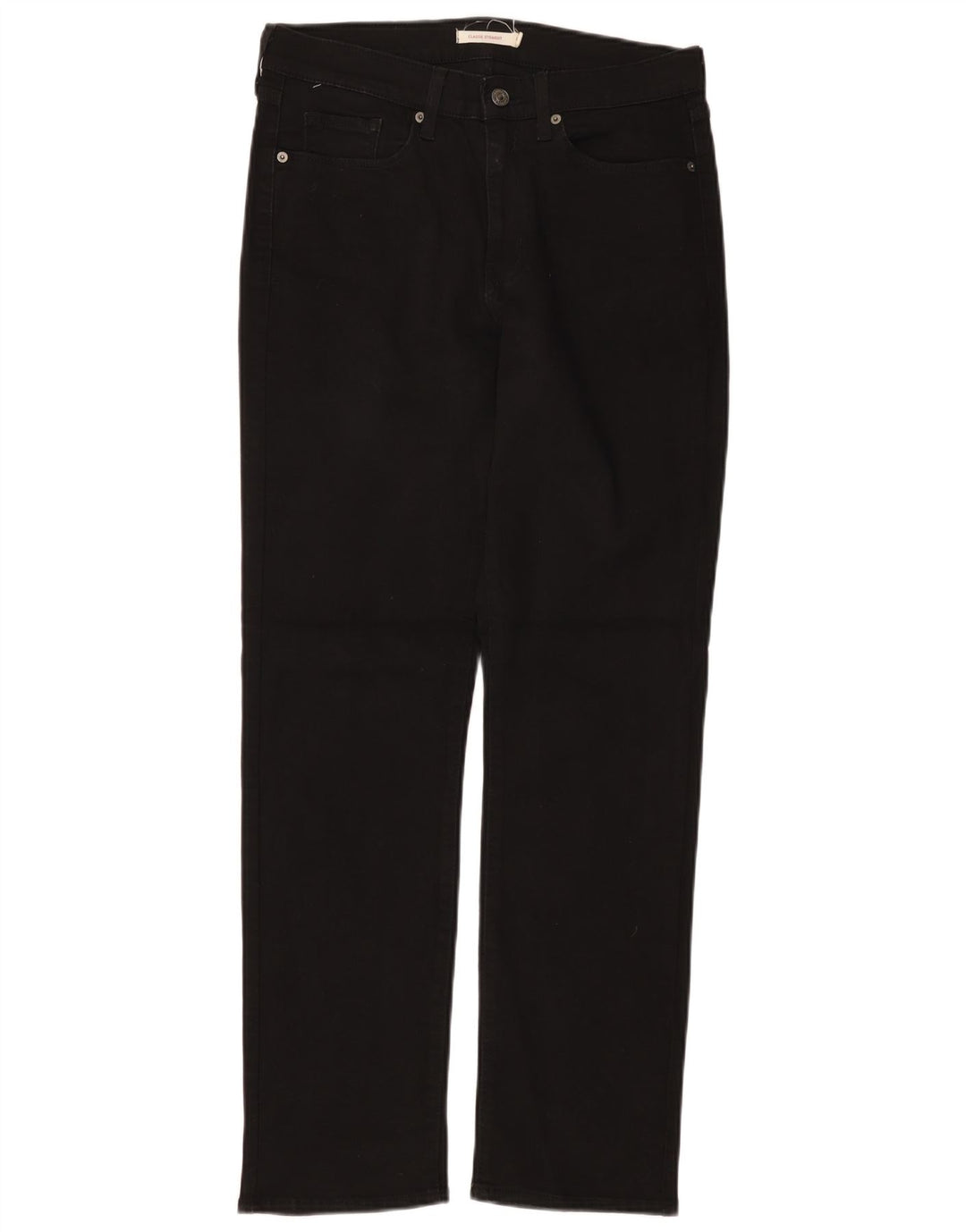 LEVI'S ženske klasične ravne traperice W29 L32 crni pamuk