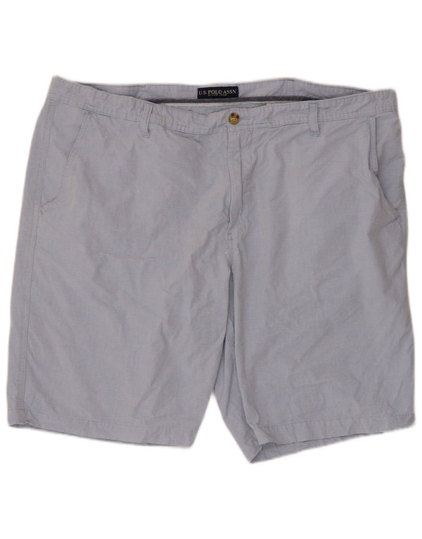U.S. Polo Assn. Muške chino kratke hlače W44 2XL pamuk s plavim prugama