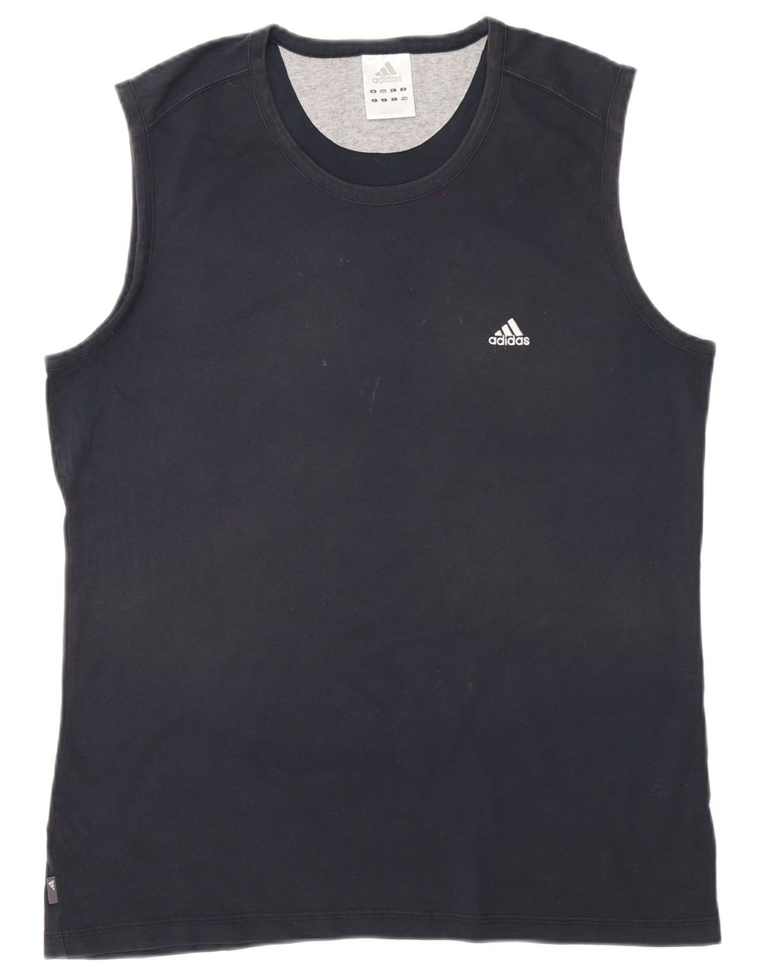 Veliki muški prsluk Adidas, tamnoplavi pamuk