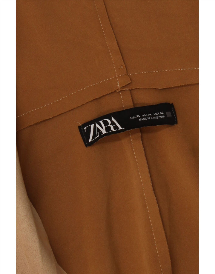 Zara ženski kaput s kapuljačom UK 18 XL bež